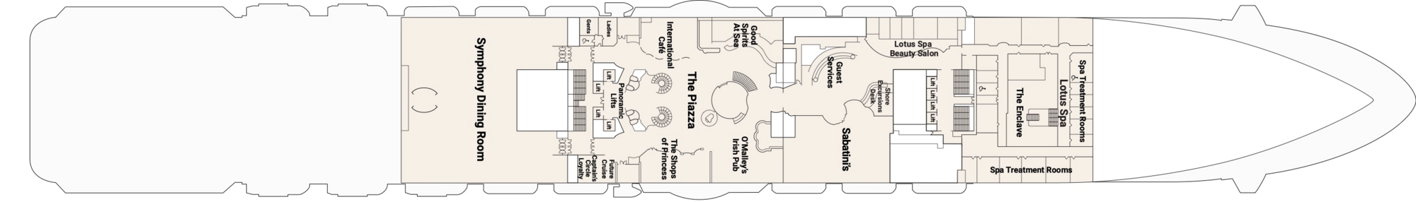 Deck 5 - Plaza plan